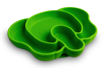 Think - Suction Plate Green Elephant