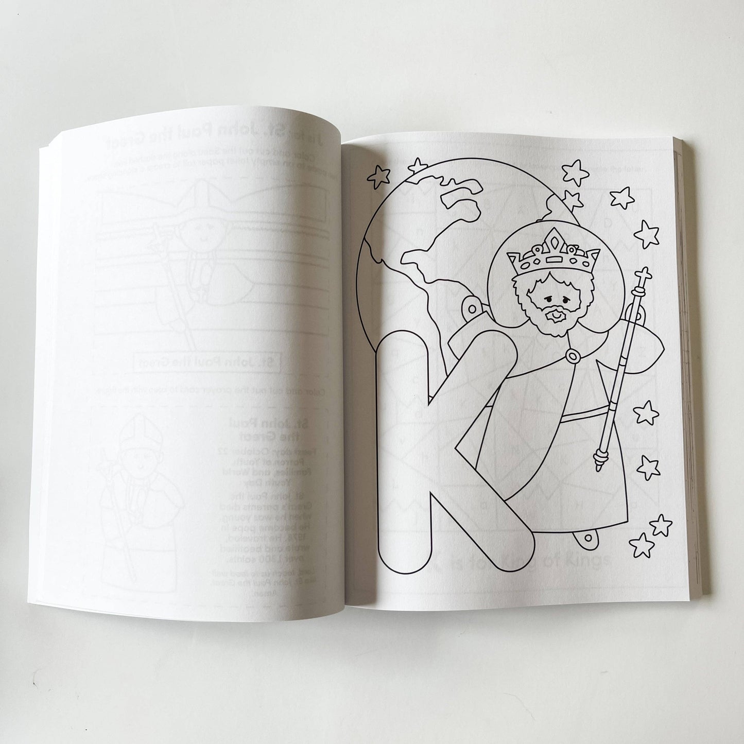The Little Rose Shop - Catholic ABC Preschool Kindergarten Activity Workbook