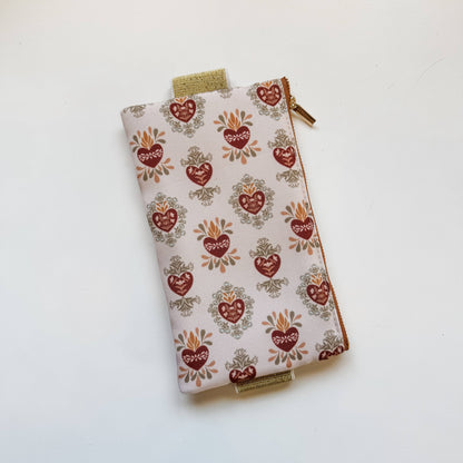 The Little Rose Shop - Holy Family Hearts Catholic Bible/Planner Pouch