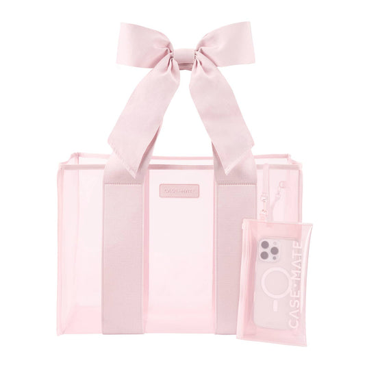Case-Mate - Special Edition Bow Beach Tote With Phone Pouch