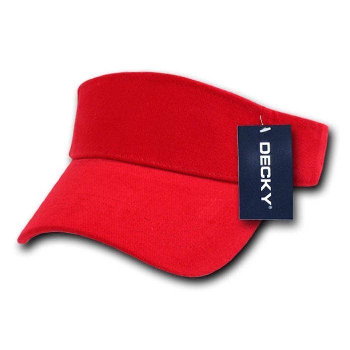 The Park Wholesale - Decky 7007 - Kids, Youth Visor, Blank Visor