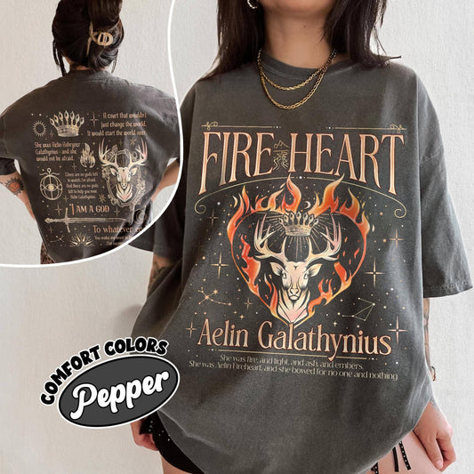 TheKingShirt - Fireheart Aelin Galathynius TOG Merch Shirt Fantasy Tee Gift