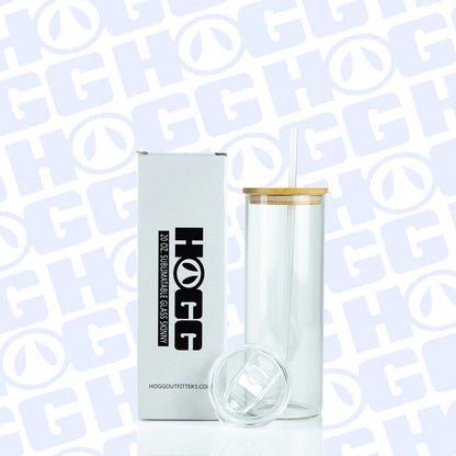 Hogg Outfitters - 20oz SUBLIMATION CLEAR GLASS SKINNY DUO TUMBLER