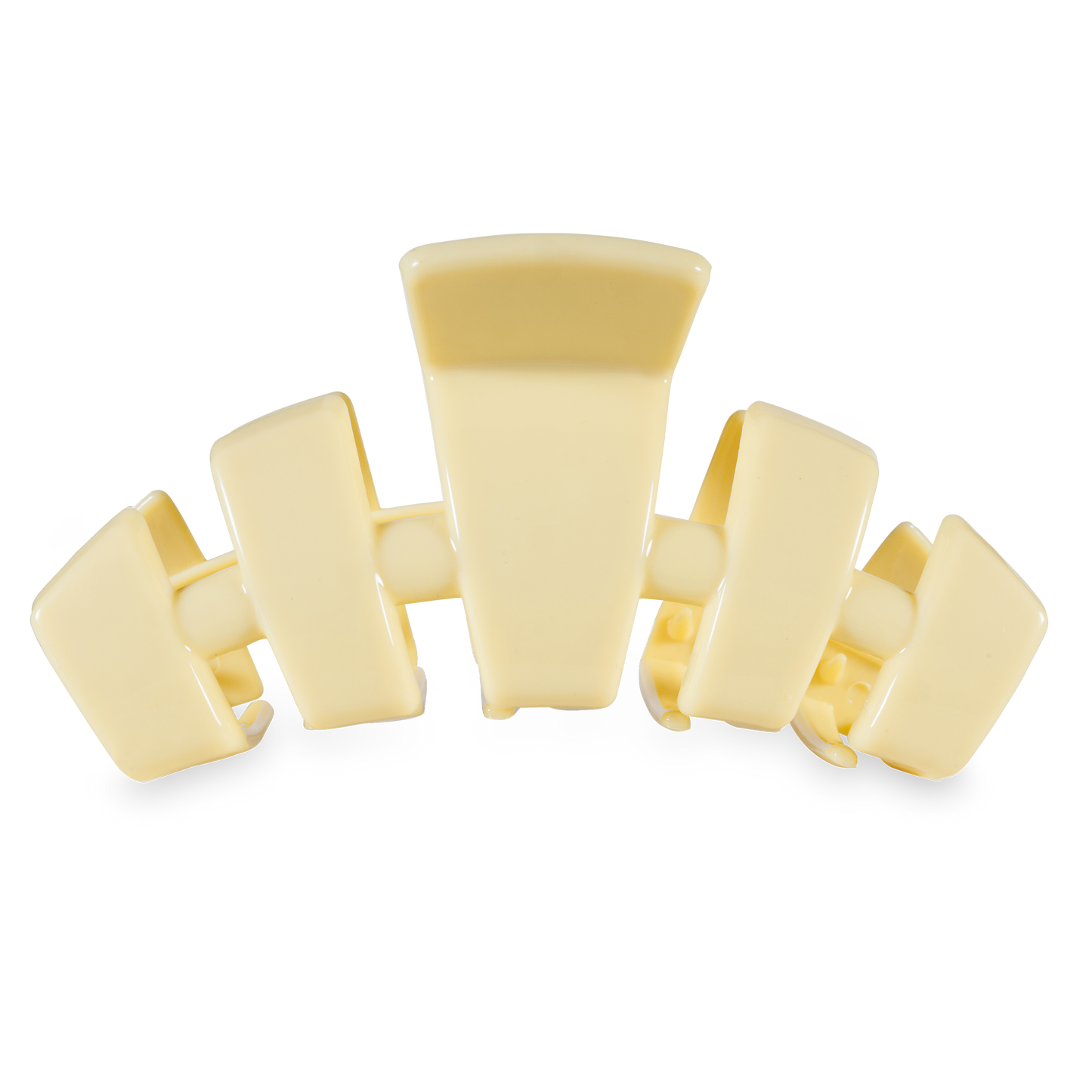 TELETIES - Classic Hair Clip | Large | Butter Yellow