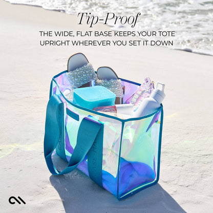 Case-Mate - Case-Mate Soap Bubble Beach Tote Shoulder Bag - Emerald Blue