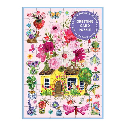 Chronicle Books - Buzzy Bouquets Greeting Card Puzzle