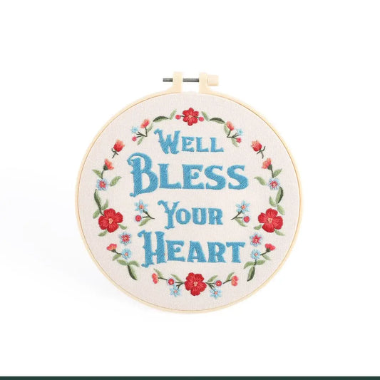 Swanson Christian Products - Embroidery Kit - Bless Your Heart