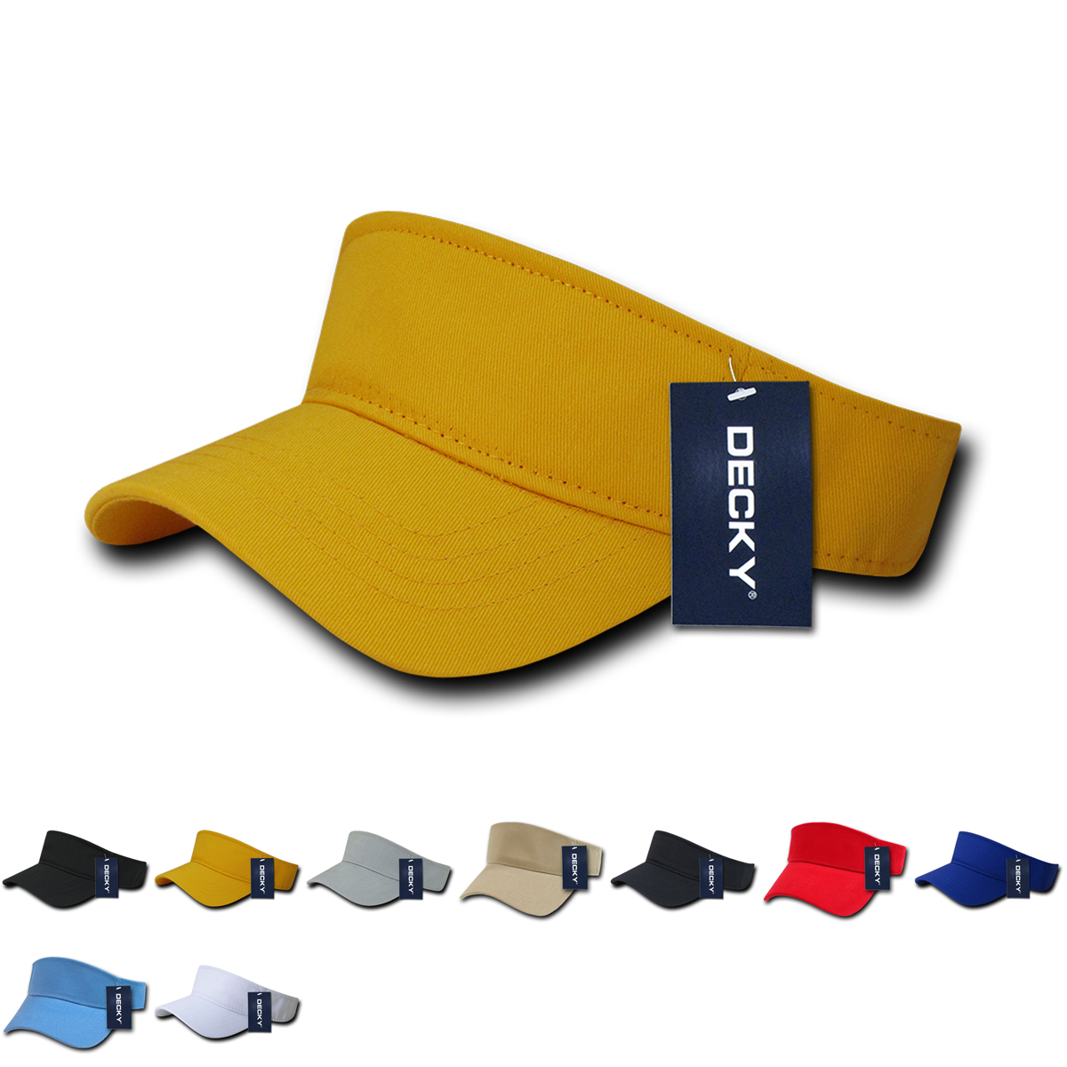 The Park Wholesale - Decky 7007 - Kids, Youth Visor, Blank Visor