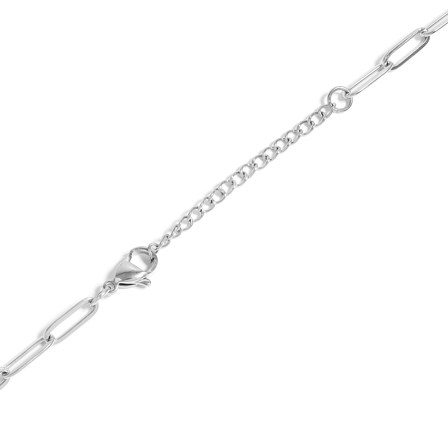 WJW - 18K Gold PVD Paperclip Carabiner Necklace