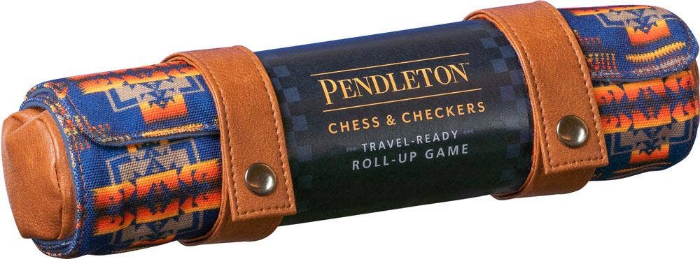 Chronicle Books - Pendleton Chess & Checkers Set