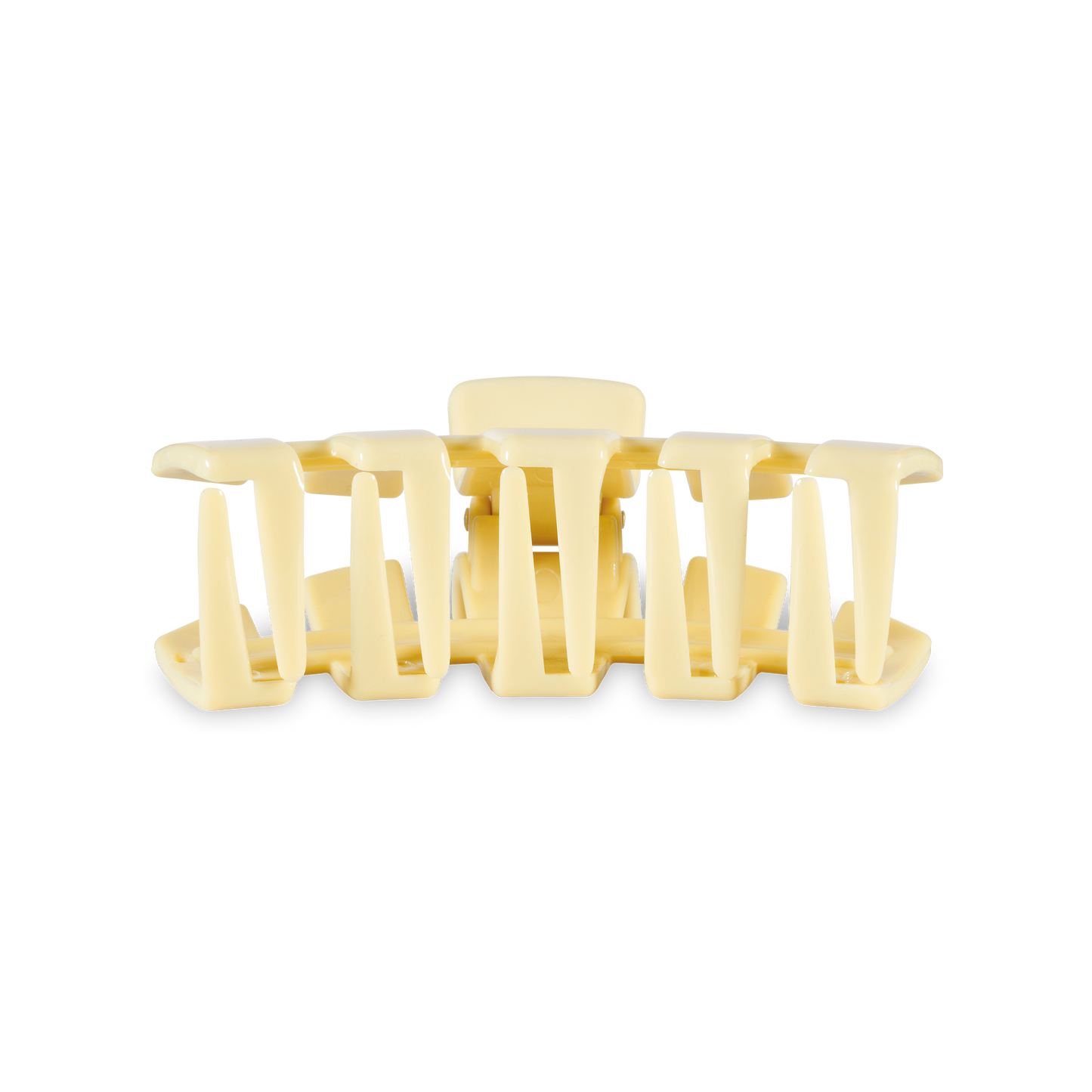 TELETIES - Classic Hair Clip | Medium | Butter Yellow