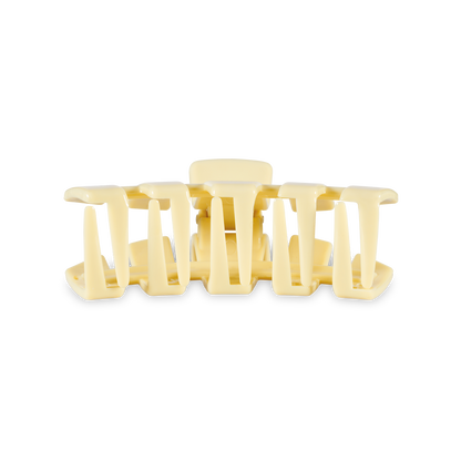 TELETIES - Classic Hair Clip | Medium | Butter Yellow