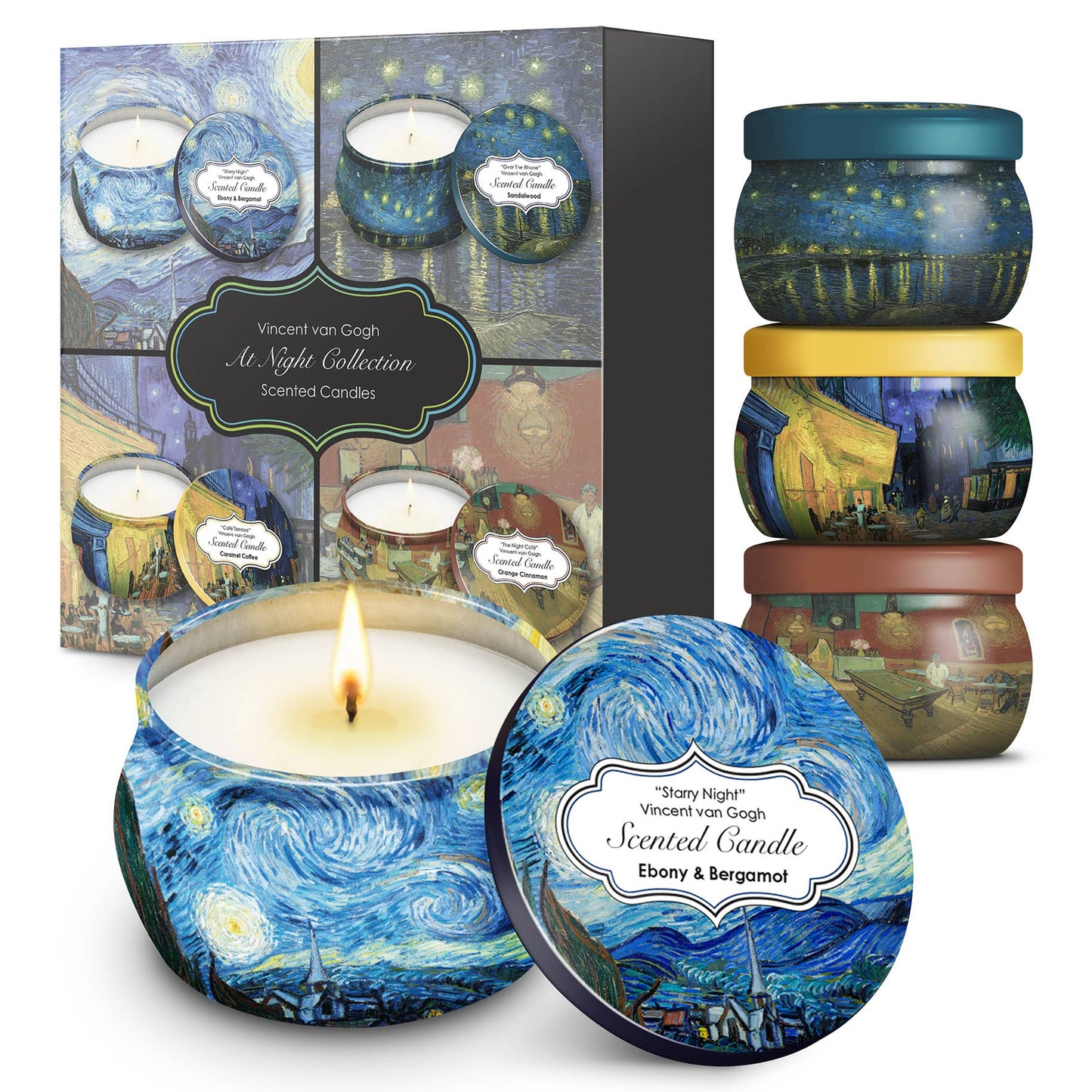 RainCaper - Van Gogh Starry Night Scented Candle Collection