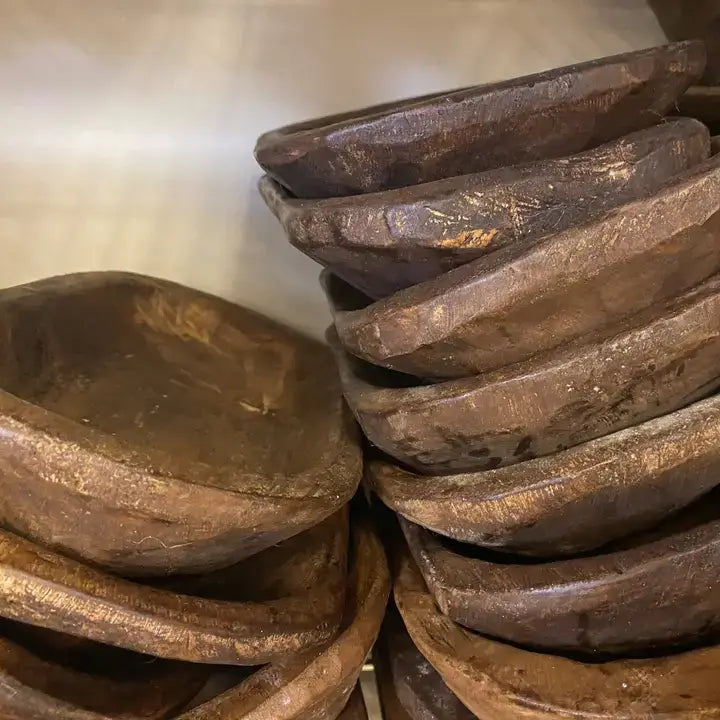 Stash Style - Hand Carved Wooden Bowl