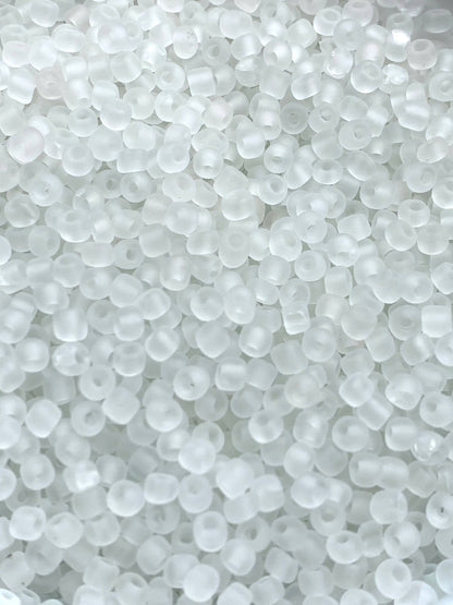 MaddieMayShop - Frost Glass seed beads, 6/m glass beads, Seed Beads Bulk