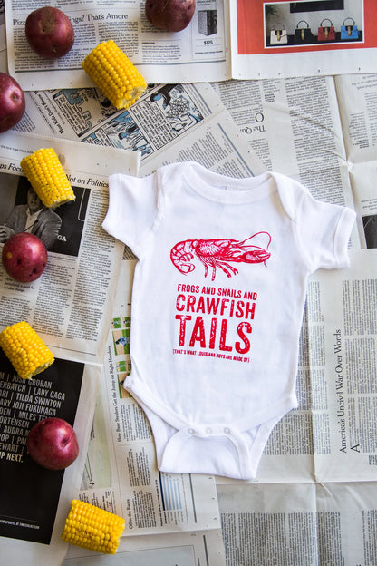Crawfish Onesie Boys