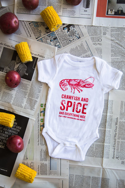 Crawfish Onesie Girls