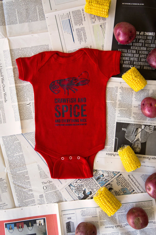 Crawfish Onesie Girls