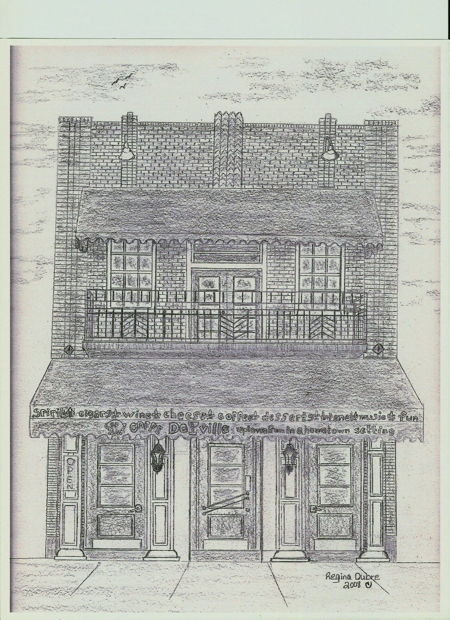 Cafe DeVille on Railroad Avenue