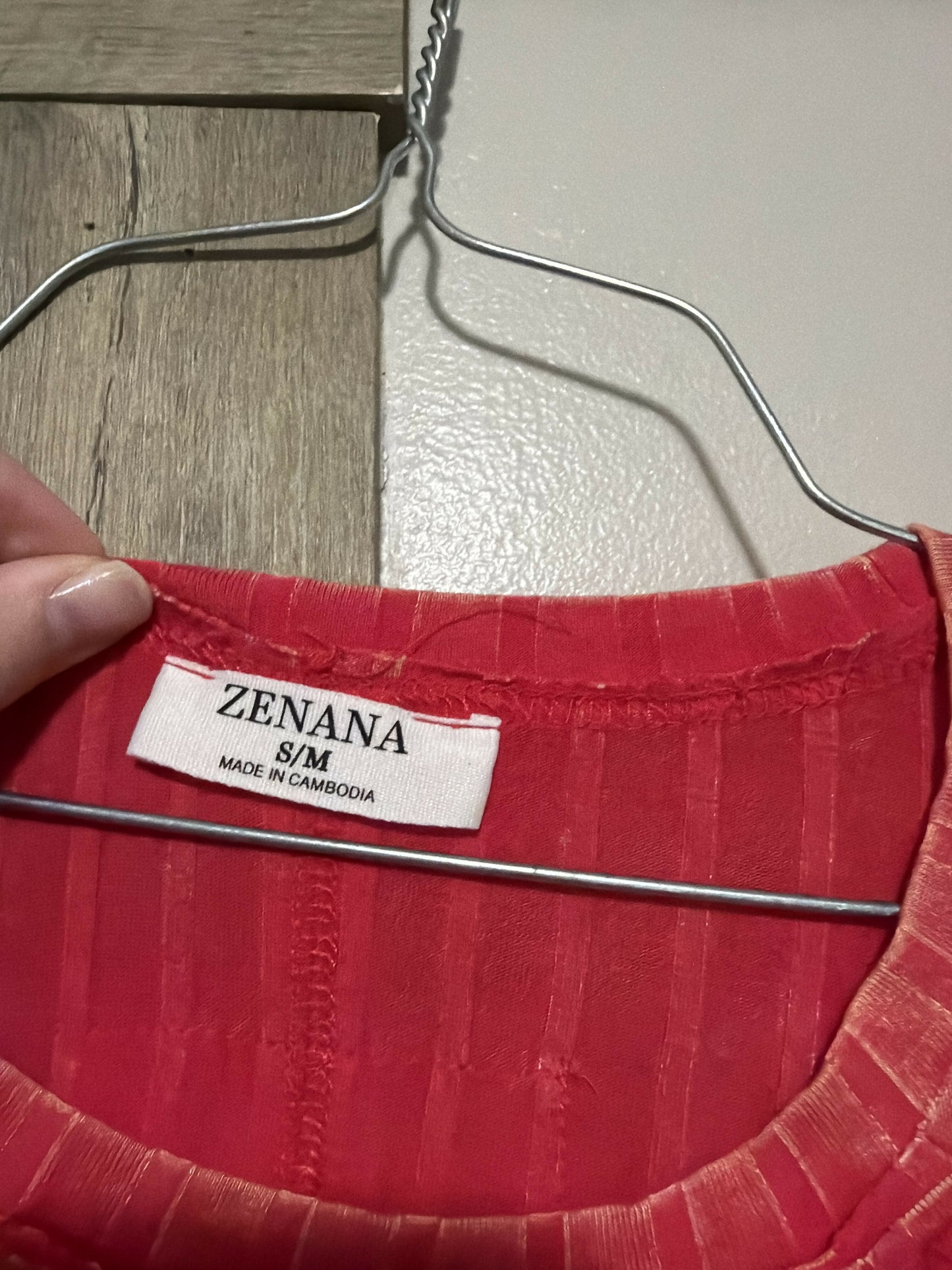 red blouse- size Small/medium