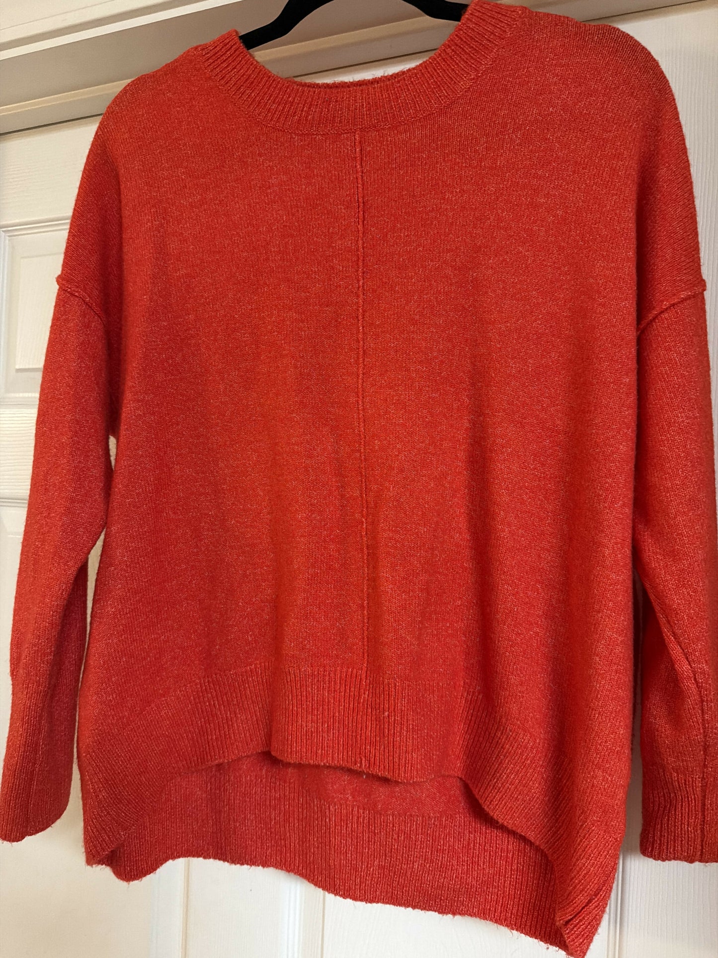 Red long sleeve sweater size med