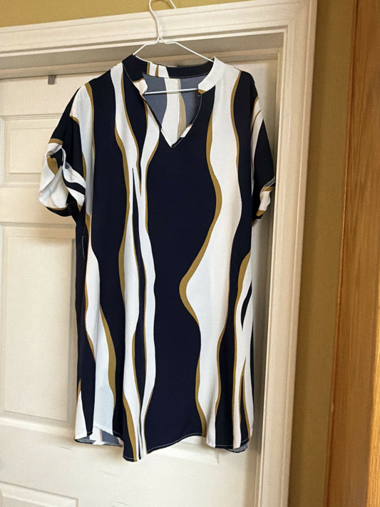 Dress navy and gold size xL