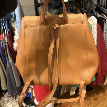 Faux Leather Backpack