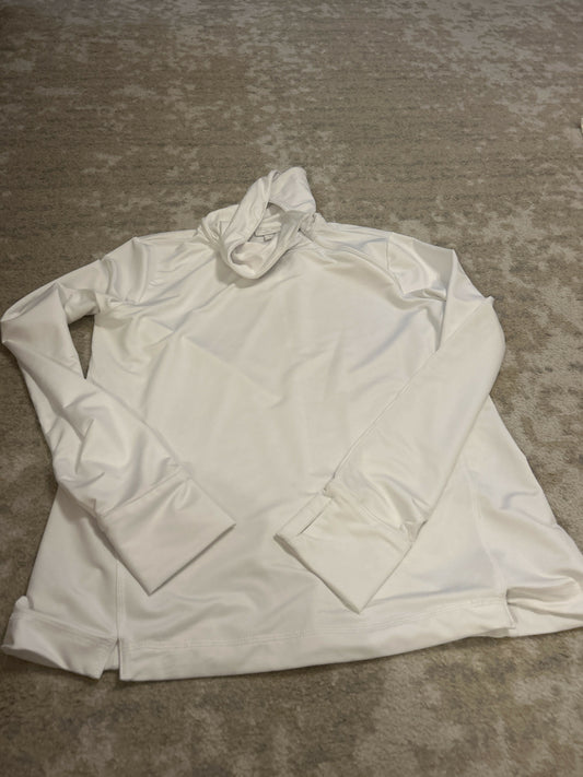 White pull over size M