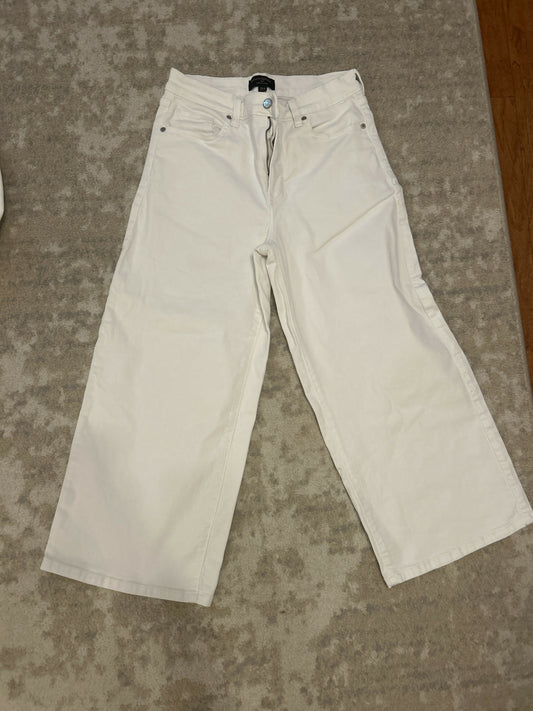 Wide Leg Banana Republic White Jean