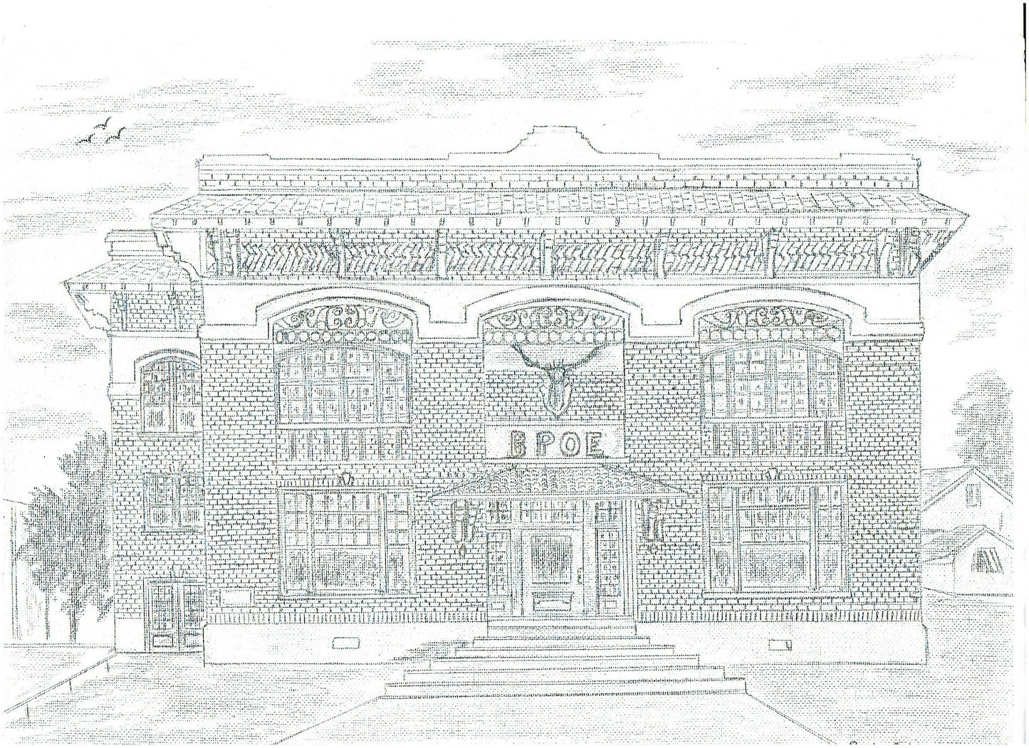 Elks Home on Railroad Avenue