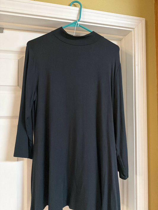 Black dress long sleeve size large